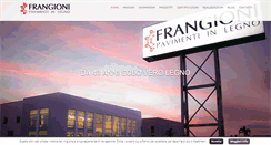 Desktop Screenshot of frangioniparquet.it